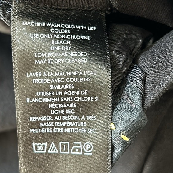 Maeve By Anthropologie Black Dress Trousers w Welt Pockets, Belt Loops Size 8 - Picture 9 of 12